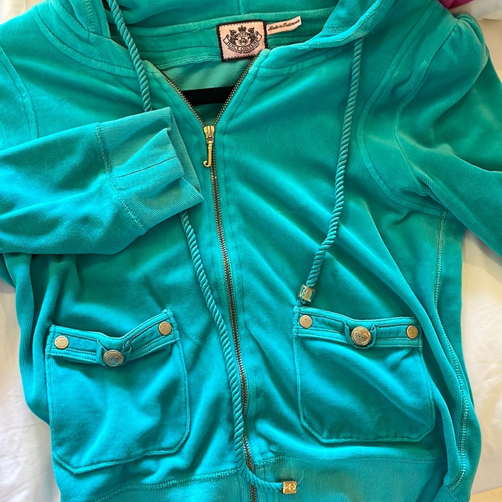 Juicy teal jacket